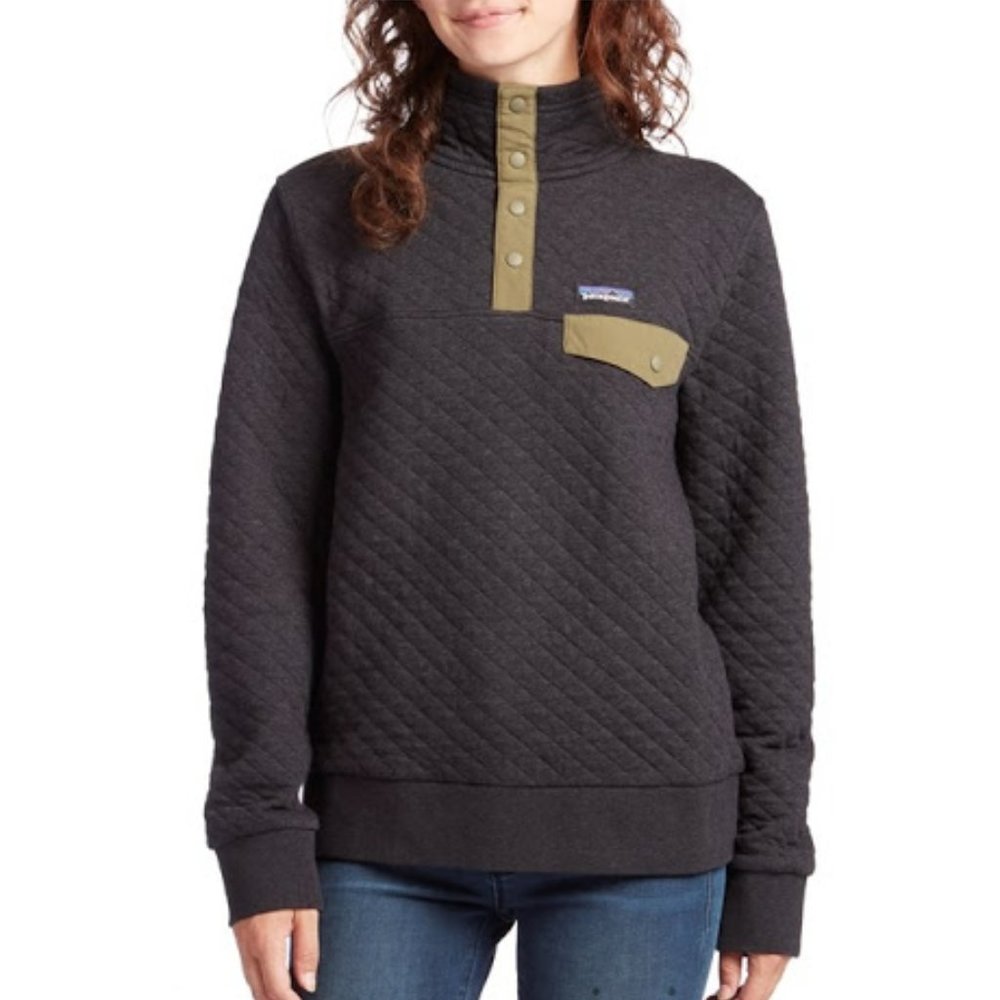 Patagonia Women's Cotton Quilt Snap T Pullover Med